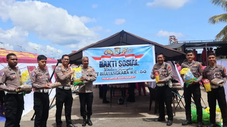 Sambut Hari Bhayangkara ke-80, Polda PBD Laksanakan Anjangsana dan Baksos