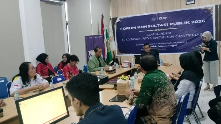 Kantor KPP Pratama Sorong Melaksanakan Forum Konsultasi Publik Tahun 2026
