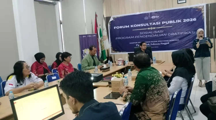 Kantor KPP Pratama Sorong Melaksanakan Forum Konsultasi Publik Tahun 2026