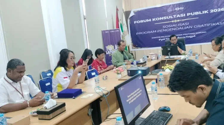 Kantor KPP Pratama Sorong Melaksanakan Forum Konsultasi Publik Tahun 2026