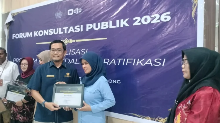 Kantor KPP Pratama Sorong Melaksanakan Forum Konsultasi Publik Tahun 2026
