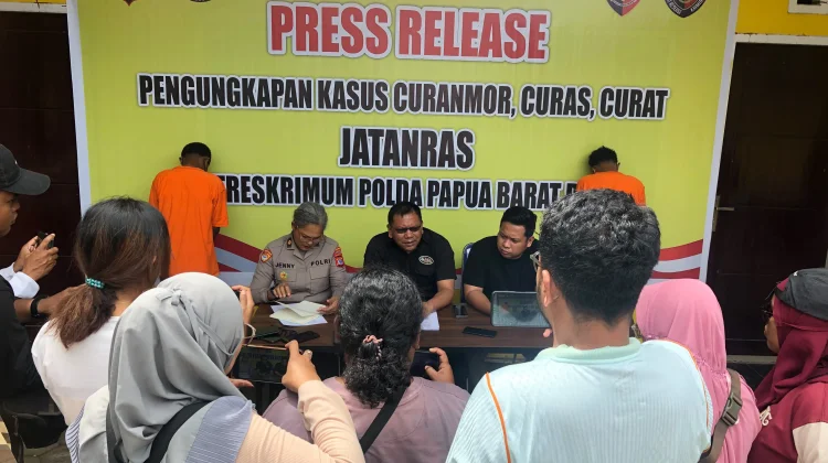 Polda Papua Barat Daya, Berhasil Ungkap 27  Kasus Kejahatan 3C