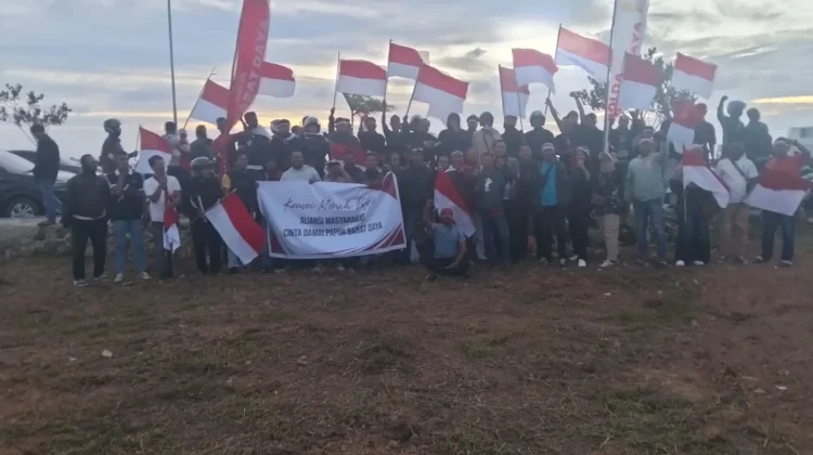 Aliansi Masyarakat PBD Cinta Damai Melaksanakan Konvoi Merah Putih