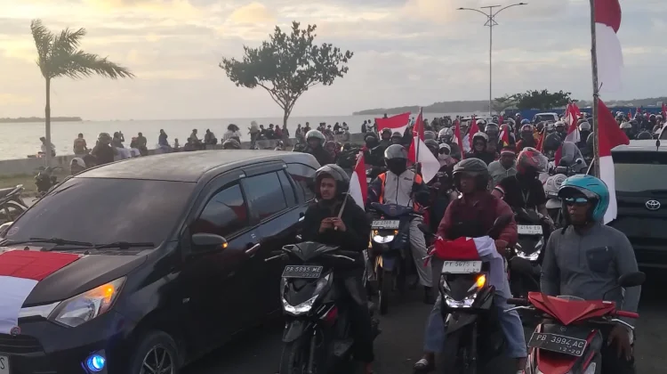 Aliansi Masyarakat PBD Cinta Damai Melaksanakan Konvoi Merah Putih