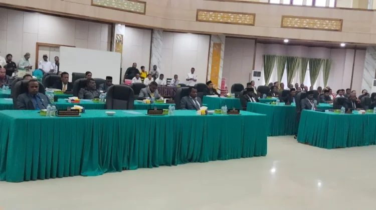 Momen Sidang Paripurnana III DPRD Kabupaten Sorong Selatan