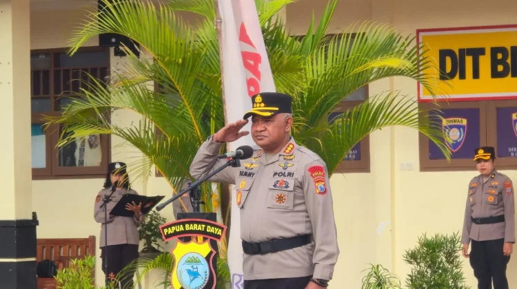 87 Personel Polda Papua Barat Daya Naik Pangkat
