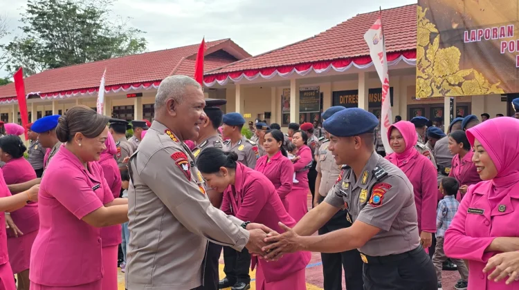 87 Personel Polda Papua Barat Daya Naik Pangkat