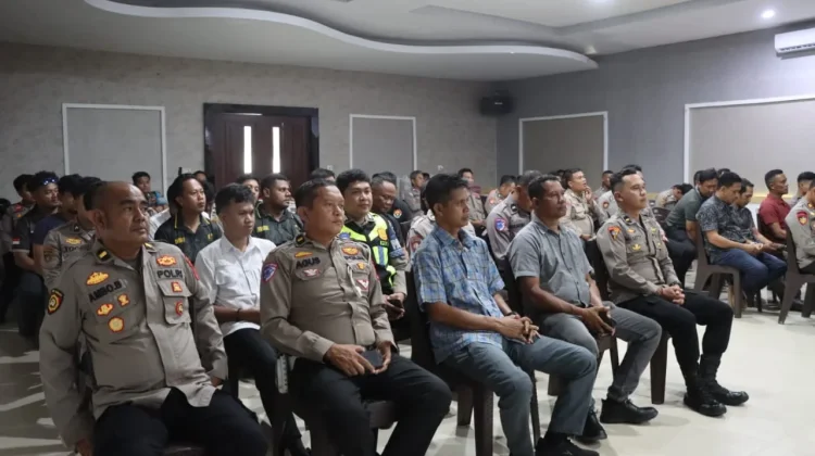 Doa Bersama di Polres Sorong Selatan Sambut Hari Bhayangkara ke-80