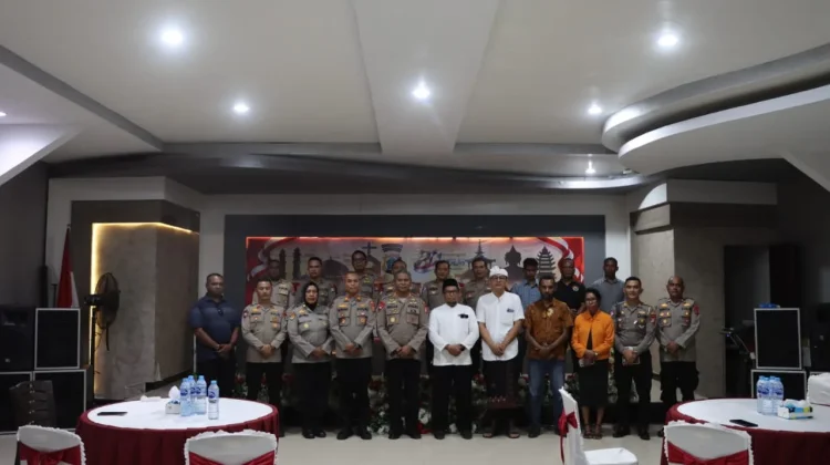 Doa Bersama di Polres Sorong Selatan Sambut Hari Bhayangkara ke-80