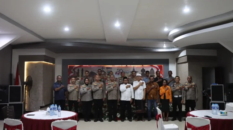 Doa Bersama di Polres Sorong Selatan Sambut Hari Bhayangkara ke-80