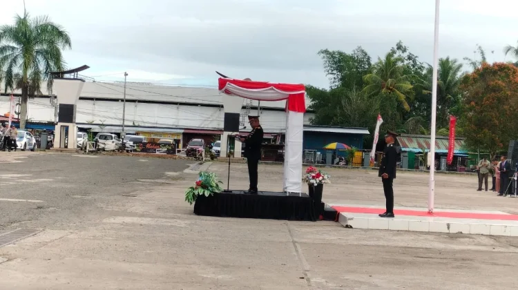 Wakapolda Papua Barat Daya Pimpin Upacara Hari Bhayangkara ke-80