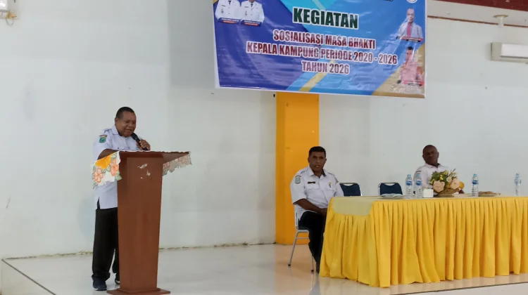 DPMK Sorong Selatan Sosialisasikan Masa Bhakti Kepala Kampung Periode 2020-2026