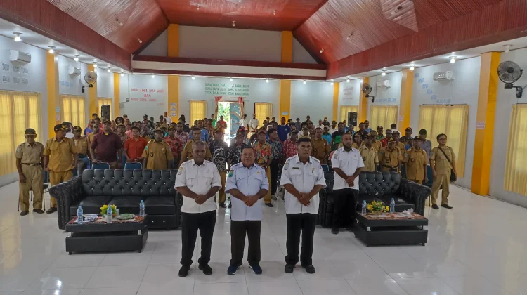DPMK Sorong Selatan Sosialisasikan Masa Bhakti Kepala Kampung Periode 2020-2026