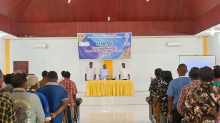 DPMK Sorong Selatan Sosialisasikan Masa Bhakti Kepala Kampung Periode 2020-2026