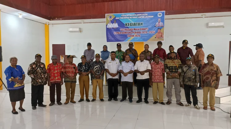 DPMK Sorong Selatan Sosialisasikan Masa Bhakti Kepala Kampung Periode 2020-2026