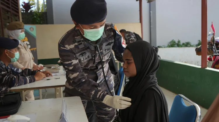 Koarmada III Peduli, Kunjungi Panti Asuhan Muhammadiyah Aimas dan Griya Lansia