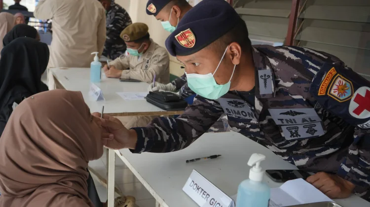 Koarmada III Peduli, Kunjungi Panti Asuhan Muhammadiyah Aimas dan Griya Lansia