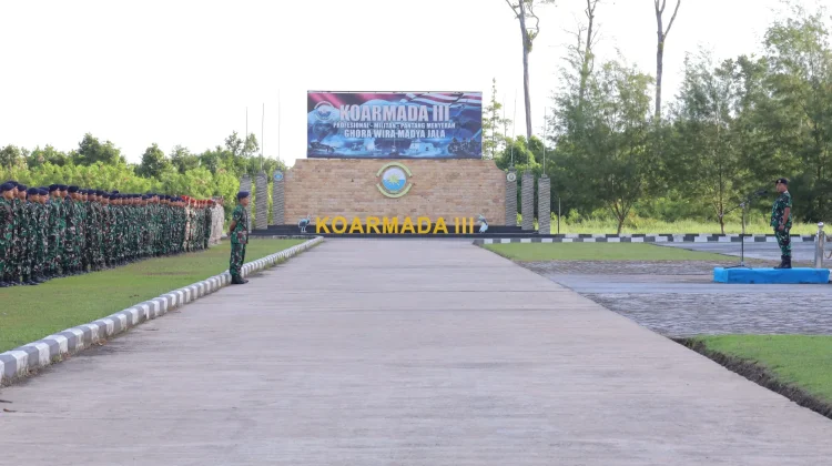 Aster Pangkoarmada III Tekankan Disiplin, Anti Narkoba dan Bijak Bermedia Sosial
