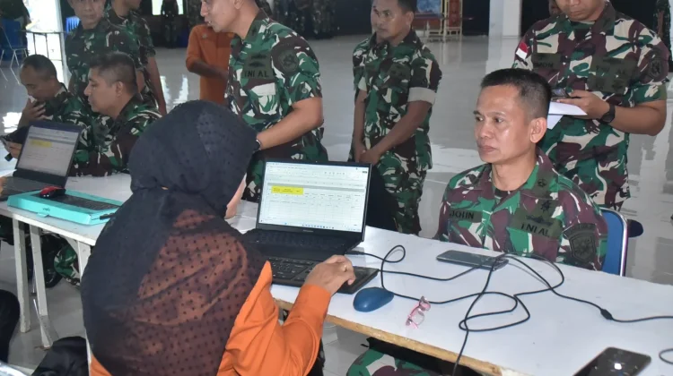 Prajurit Koarmada III Ikuti Pendataan Sensus Ekonomi 2026