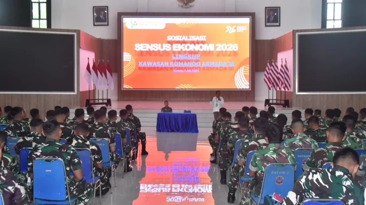 Prajurit Koarmada III Ikuti Pendataan Sensus Ekonomi 2026
