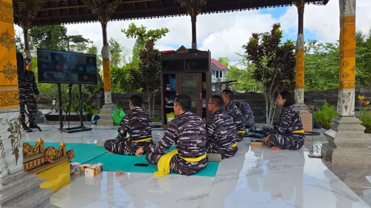 Tingkatkan Keimanan dan Ketakwaan, Koarmada III Ikuti Kauseri Agama Melalui Vicon