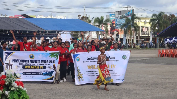 Wakapolda Papua Barat Daya Hadiri Pembukaan Temu Raya V PAM GKI se-Tanah Papua