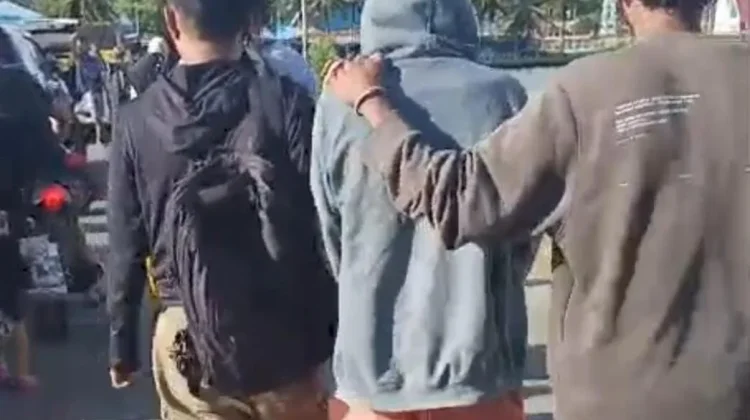 Tim Elang Polsek Sorong Barat Berhasil Tangkap  Terduga Pelaku Curanmor di Waisai