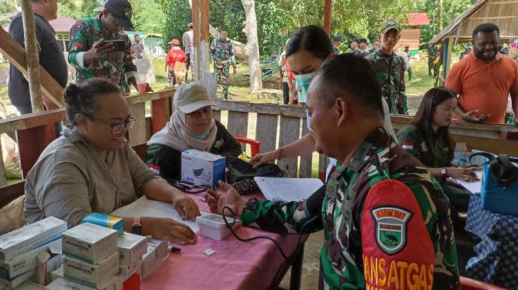 Pembukaan Kegiatan TMMD ke-129 di Kabupaten Sorong Selatan