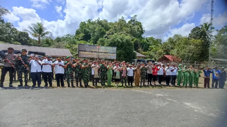 Pembukaan Kegiatan TMMD ke-129 di Kabupaten Sorong Selatan