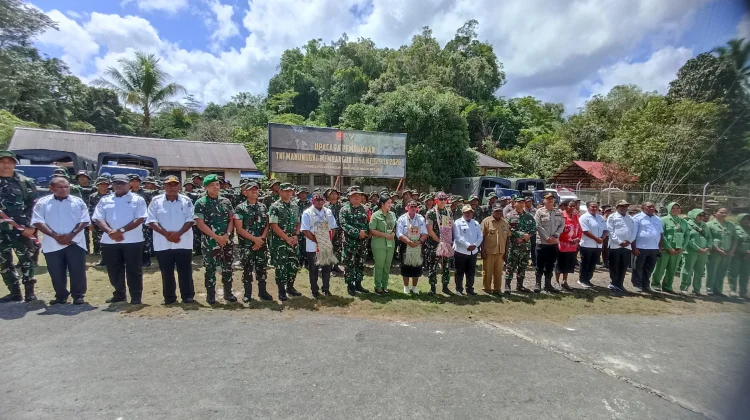 Pembukaan Kegiatan TMMD ke-129 di Kabupaten Sorong Selatan