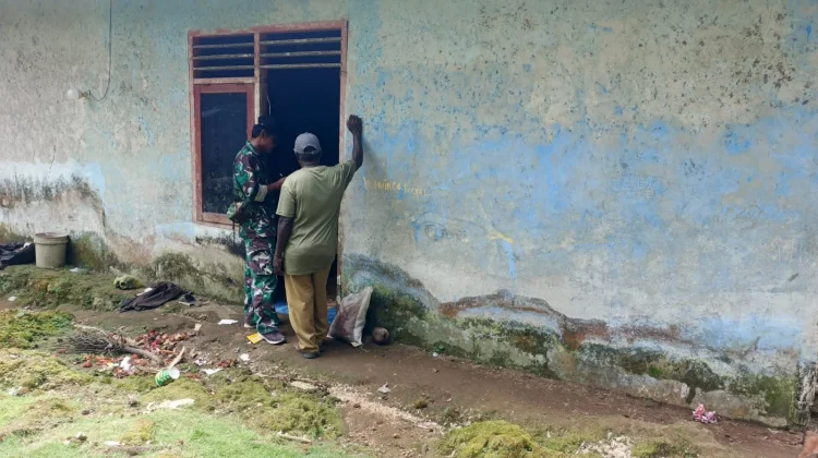 Progres TMMD Terus Berjalan, Rehab RTLH di Kampung Sesor Wujud Nyata Kepedulian TNI