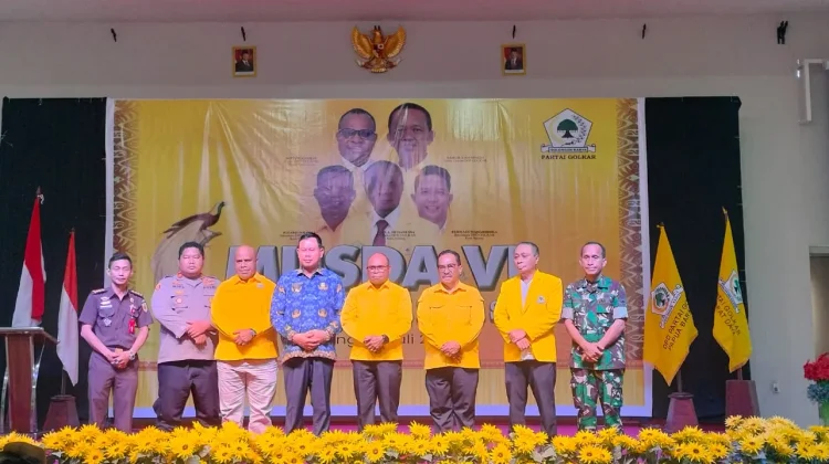 Septinus Lobat Resmi Membuka Musda ke-VI DPD Partai Golkar