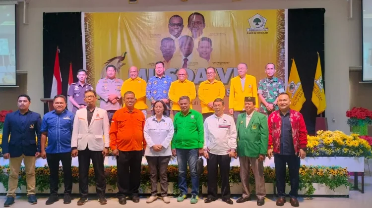 Septinus Lobat Resmi Membuka Musda ke-VI DPD Partai Golkar