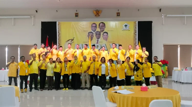 Sah! David Hehanussa Terpilih Nahkodai Ketua Golkar Kota Sorong ‘Termuda’