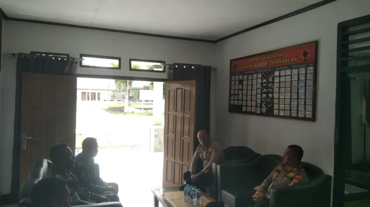 Polsek Teminabuan dan Koramil 1807-01 Teminabuan Gelar Coffe Morning
