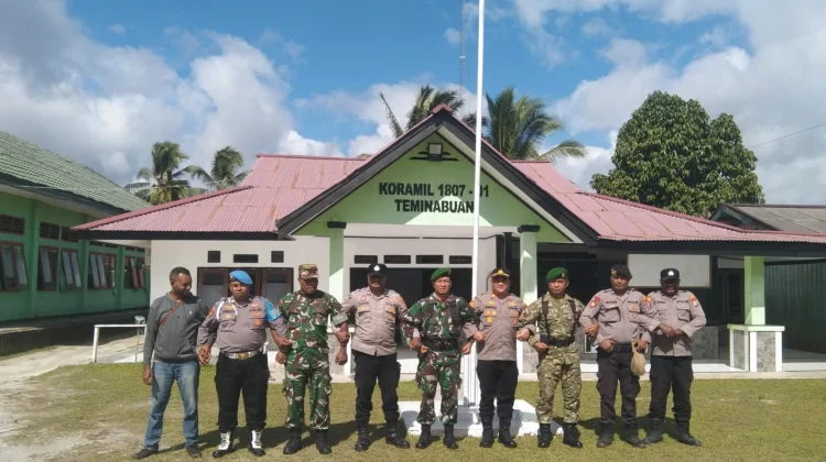 Polsek Teminabuan dan Koramil 1807-01 Teminabuan Gelar Coffe Morning