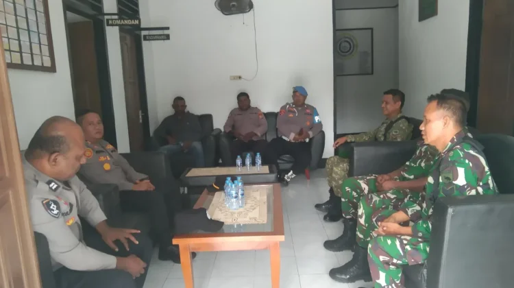 Polsek Teminabuan dan Koramil 1807-01 Teminabuan Gelar Coffe Morning