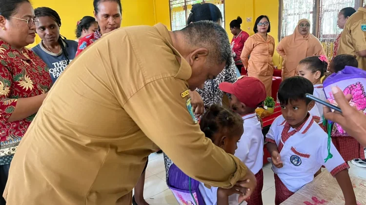 Peresmian TK Negeri Binaan GOW Sorong Selatan
