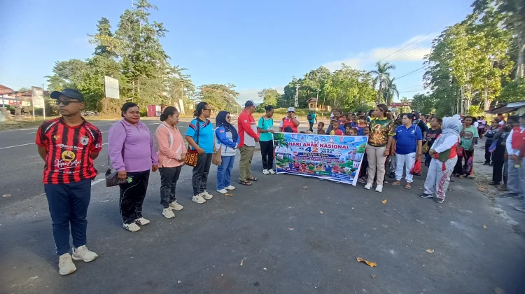 Pemerintah Sorong Selatan Menggelar Jalan Santai Sambut Hari Anak Nasional