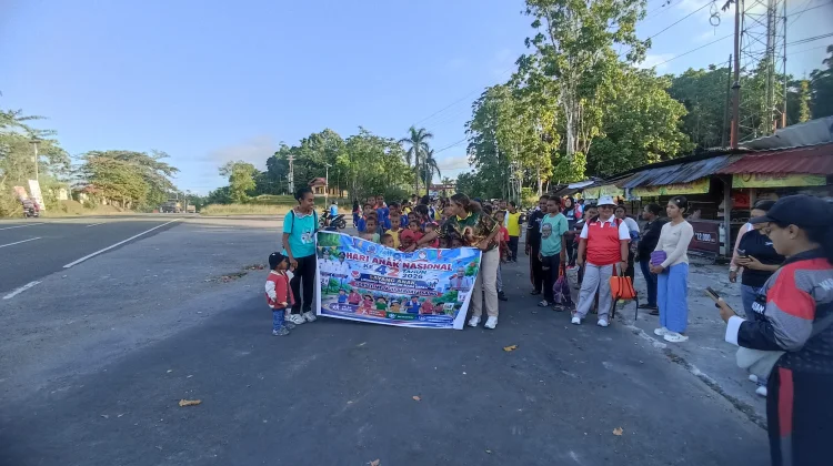 Pemerintah Sorong Selatan Menggelar Jalan Santai Sambut Hari Anak Nasional