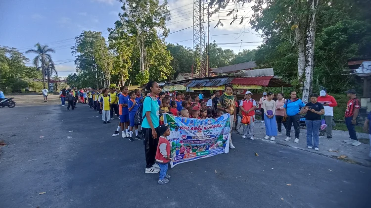 Pemerintah Sorong Selatan Menggelar Jalan Santai Sambut Hari Anak Nasional