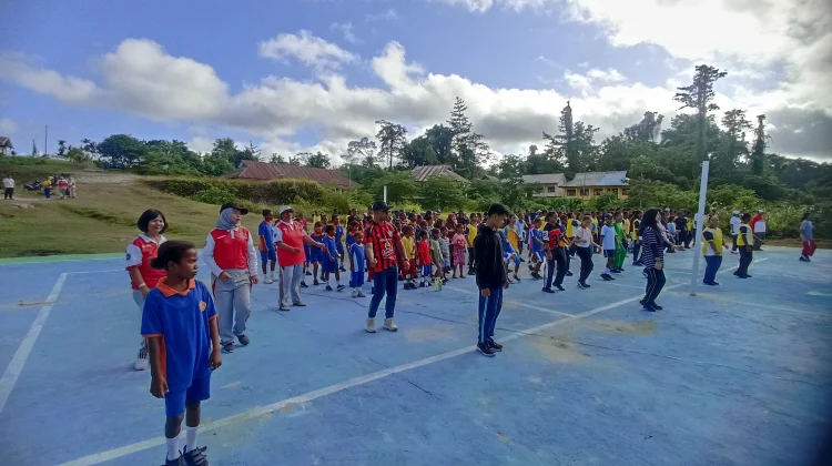 Pemerintah Sorong Selatan Menggelar Jalan Santai Sambut Hari Anak Nasional