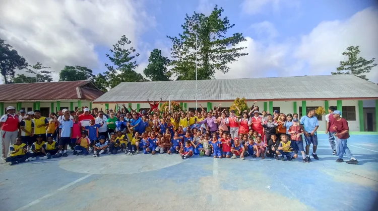 Pemerintah Sorong Selatan Menggelar Jalan Santai Sambut Hari Anak Nasional