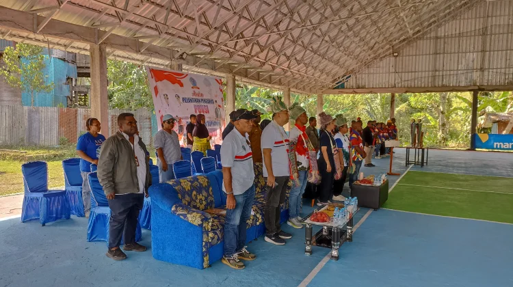 Pembukaan Turnamen Bola Voli Sambut HUT Sorong Selatan dan HUT RI