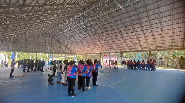 Pembukaan Turnamen Bola Voli Sambut HUT Sorong Selatan dan HUT RI