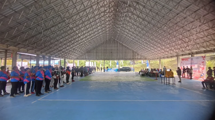 Pembukaan Turnamen Bola Voli Sambut HUT Sorong Selatan dan HUT RI