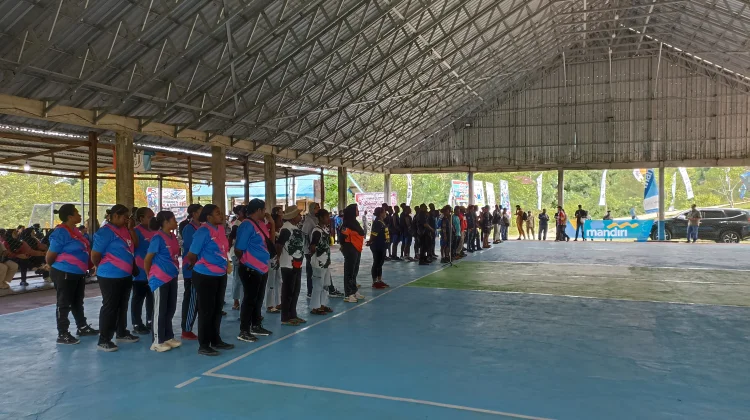 Pembukaan Turnamen Bola Voli Sambut HUT Sorong Selatan dan HUT RI