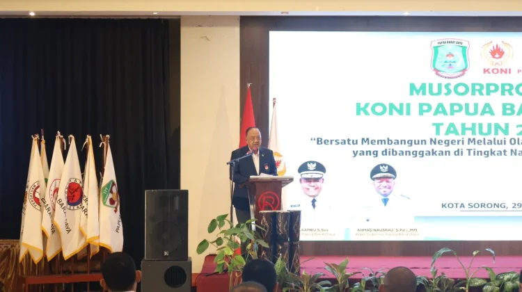 Kapolda Papua Barat Daya Hadiri Musyawarah Provinsi Luar Biasa KONI PBD