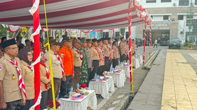 Dirbinmas Polda PBD Hadiri Pelepasan Kontingen Pramuka menuju Jambore Nasional