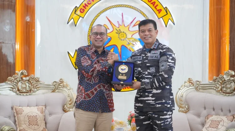 Pangkoarmada III Sambut Kunjungan Kehormatan Regional Area Head 2 BNI